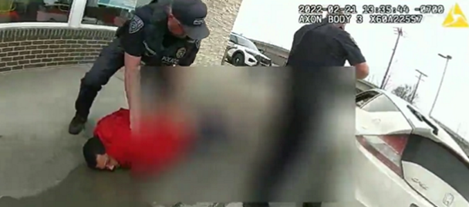 child shoot police S