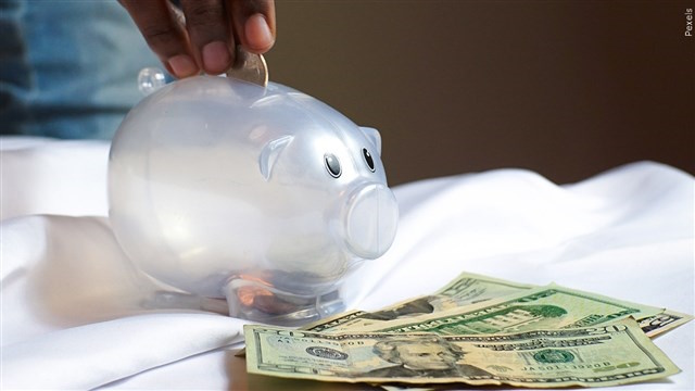 saving money S