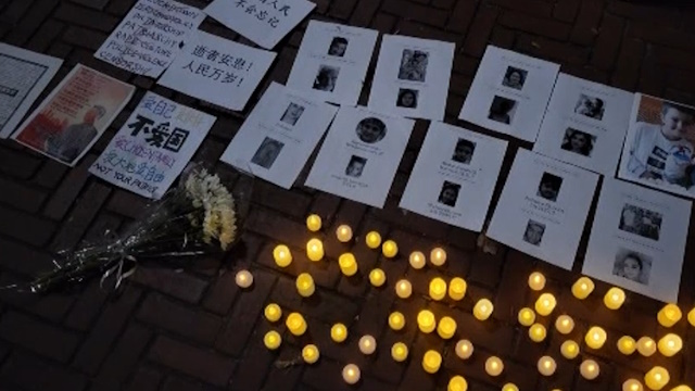 UC Berkeley vigil S