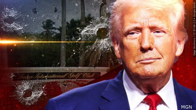 Trump bullet hole S